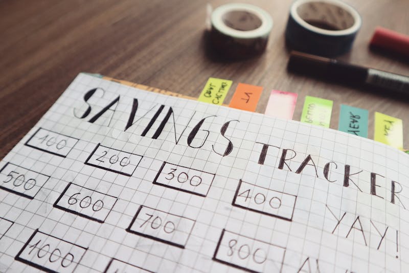 a savings tracker